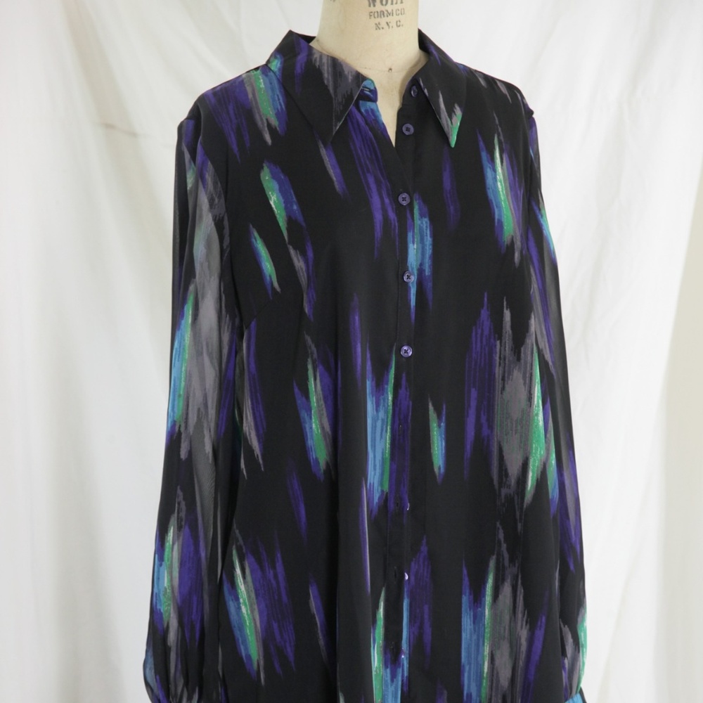 Kirna Zabete XL Women's chiffon dress NWT